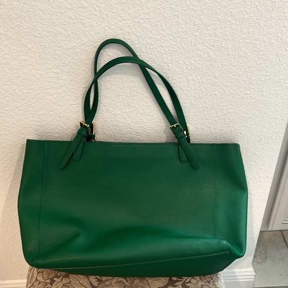 Tory Burch, Emerald Green tote - Picture 2 of 6